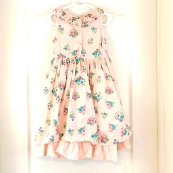 Laura Ashley London Pink Floral Dress Size 6 - Picture 2 of 10